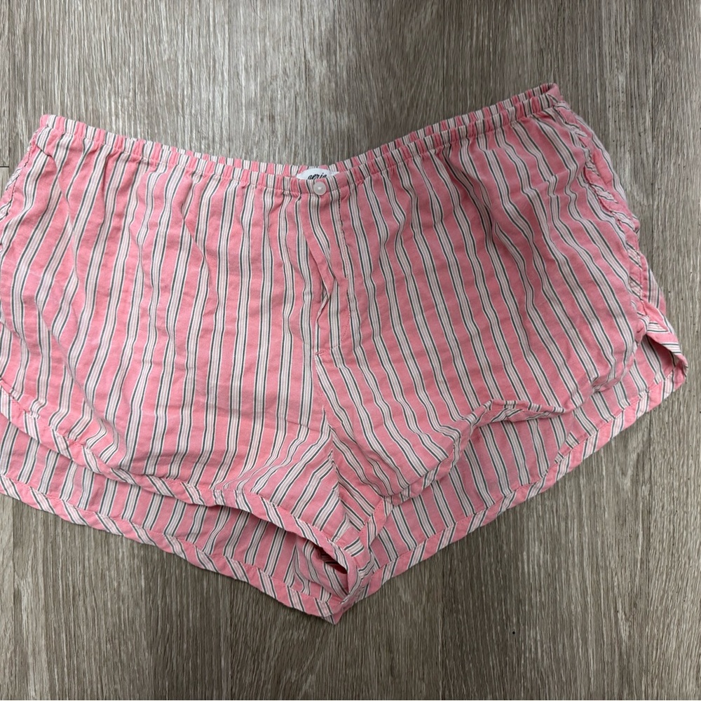Aerie Pinstripe PJ Shorts